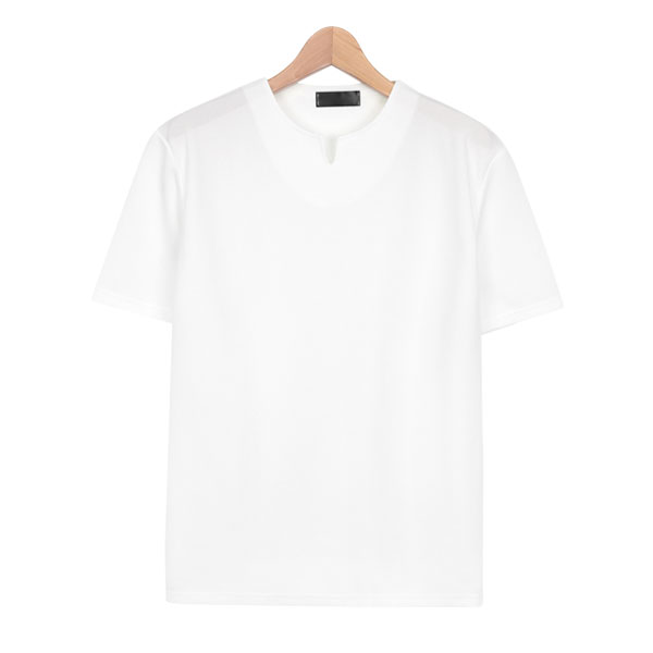 빌리버스 남자 반팔티 BTS017 남성 트임 라운드 티셔츠