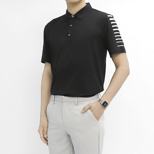 골프웨어 남자 반팔티 기능성 스판 티셔츠 PK0181