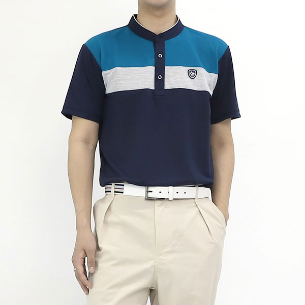 골프웨어 남자 반팔티 기능성 스판 카라 티셔츠 PK0192
